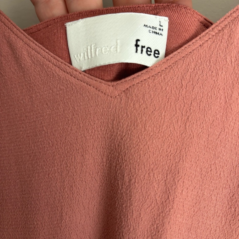 Wilfred Free Blush Pink Dress Size Large - Picture 5 of 7
